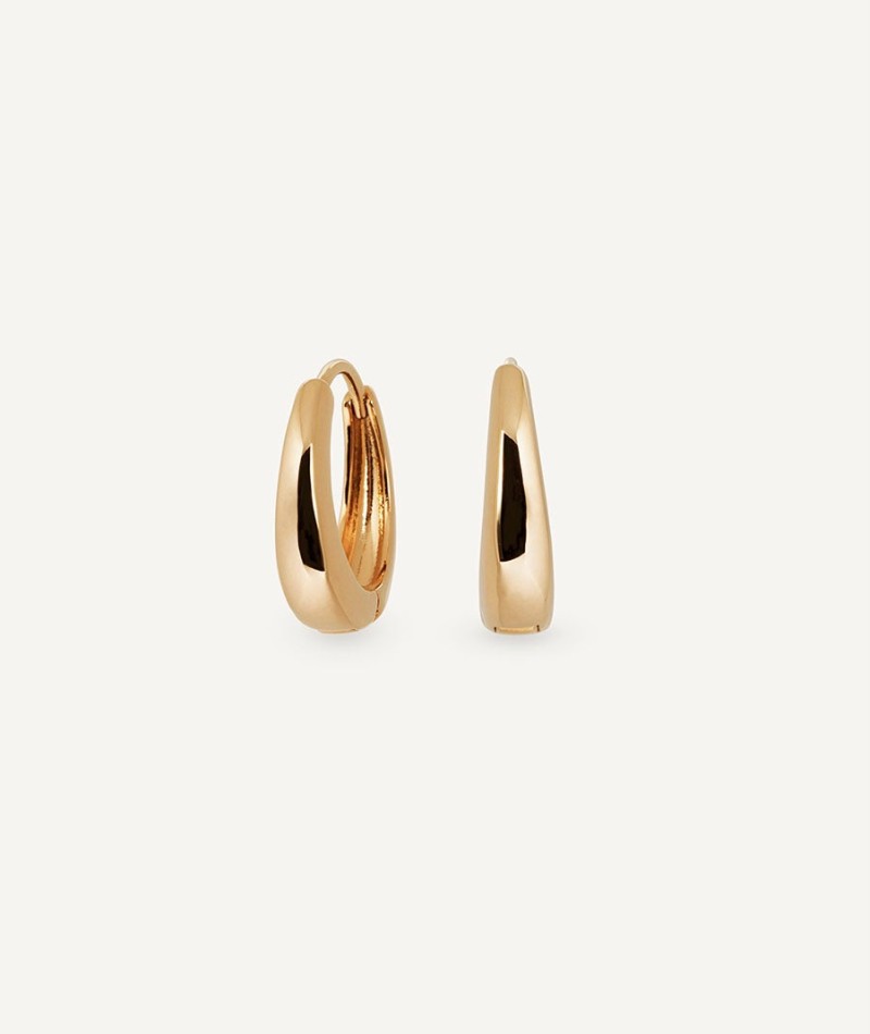 Earrings round hoop 4mm Sarah