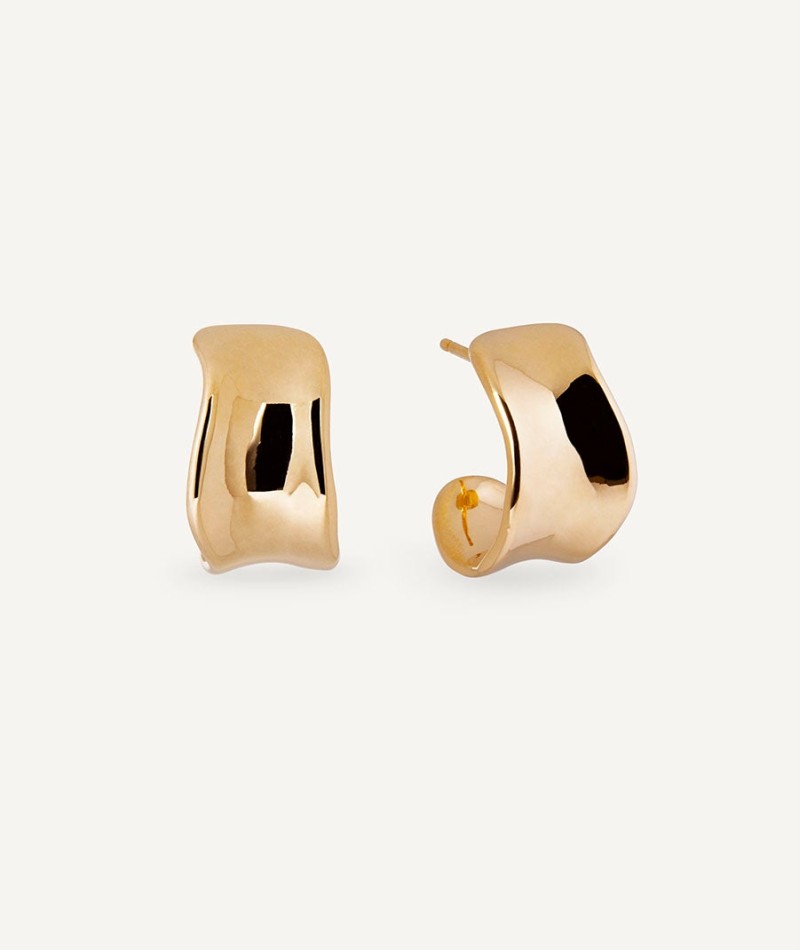 Pendientes de aro geométricos 9,5 Nora
