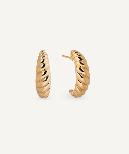 Earrings half-moon Relief