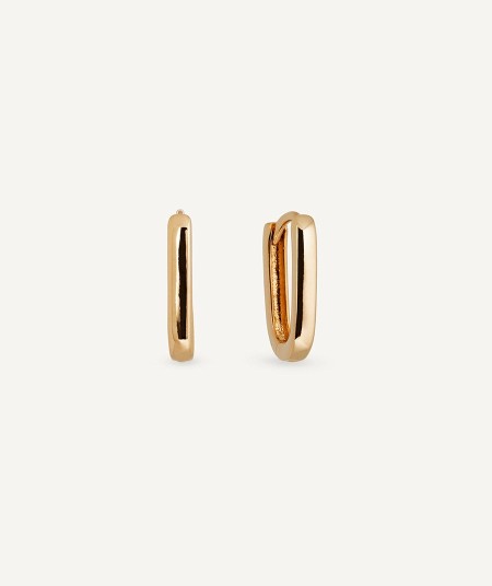 Earrings square hoop 2,2mm