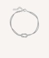 Pulsera doble nudo