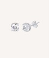 Pendientes circonitas garras 8mm