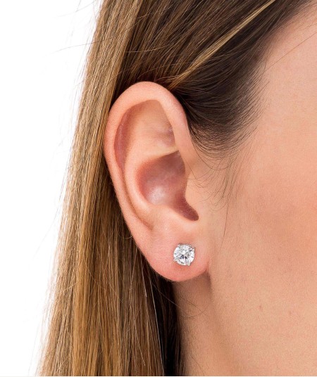 Pendientes Circonitas garras 6mm