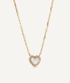 Necklace T'estimo with Mother-of-Pearl and Cubic Zirconia