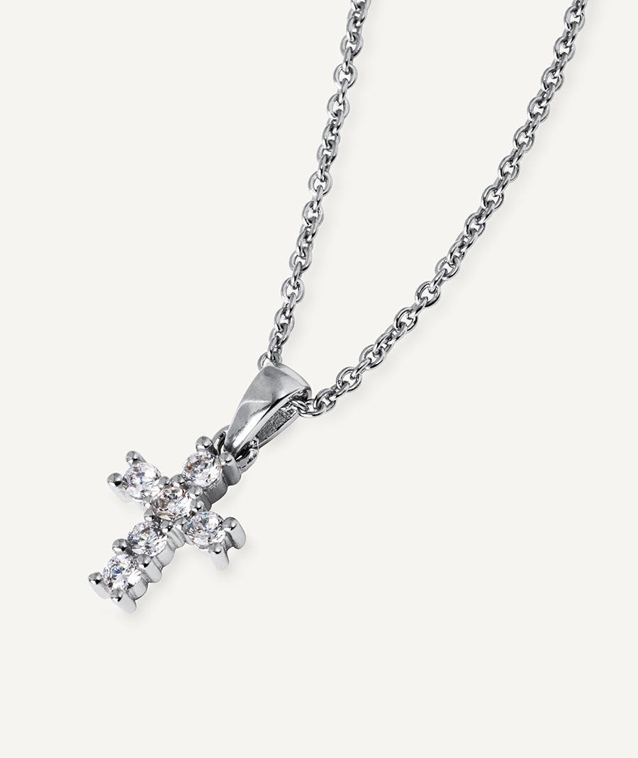 Pendant Cross with Cubic Zirconia