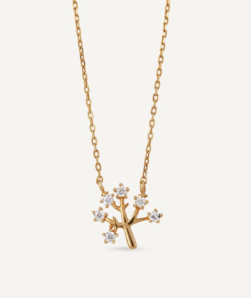 Necklace Árbol with zirconia