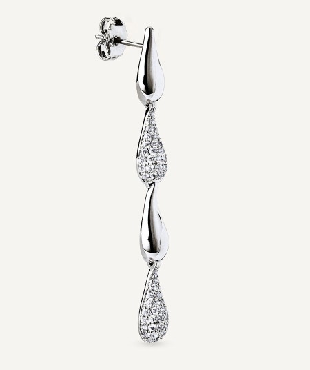 Pendientes Cascade con circonita