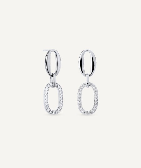 Earrings Cher with zirconia
