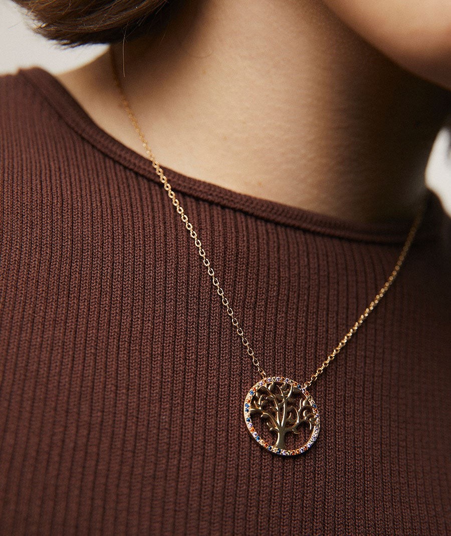 Life Necklace with Zirconias