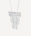 Necklace Redosa collection Esenciales Silver plated strips