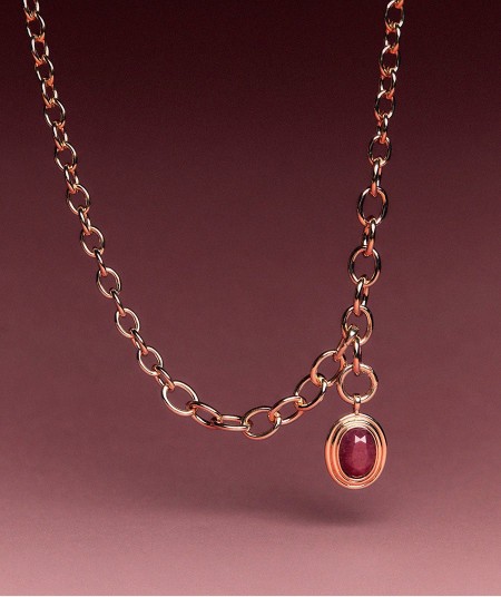 Pendant Juana with Burgundy Agate