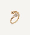Anillo Cascade con circonita