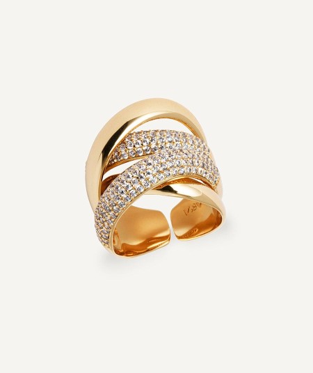 Anillo Nica con circonita