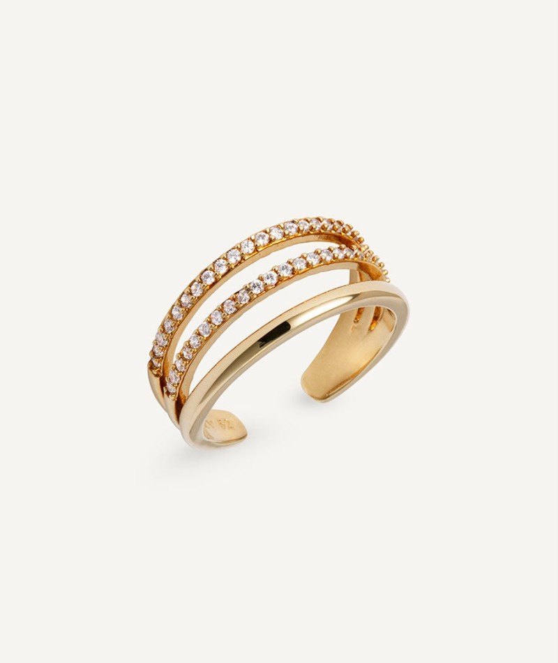Anillo Gia con circonita