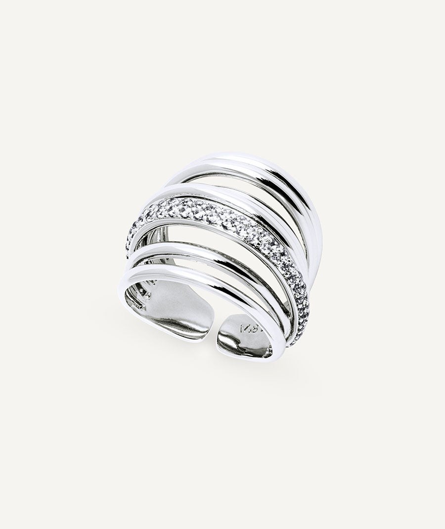 Anillo Oli con circonita