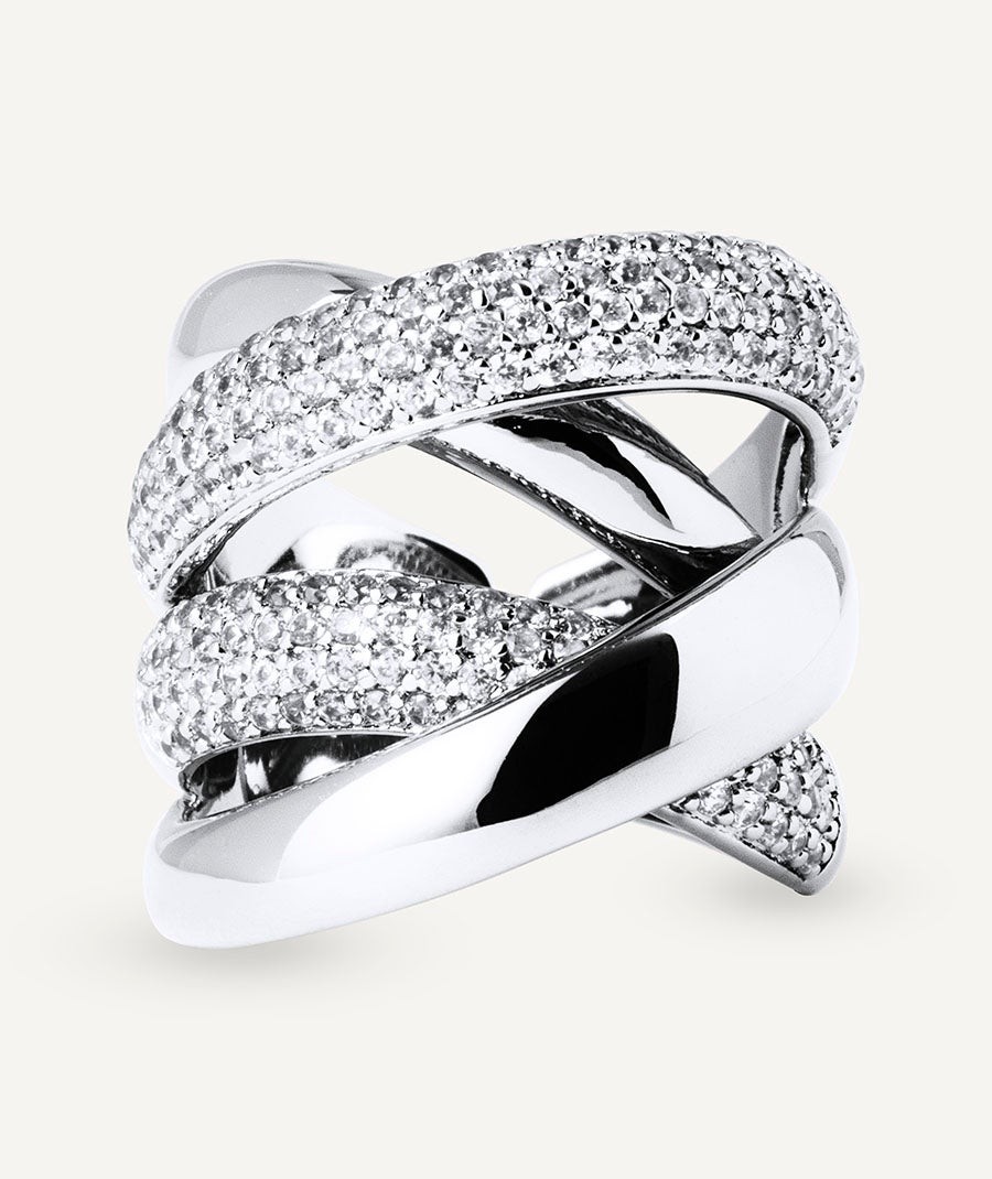 Anillo Nica con circonita