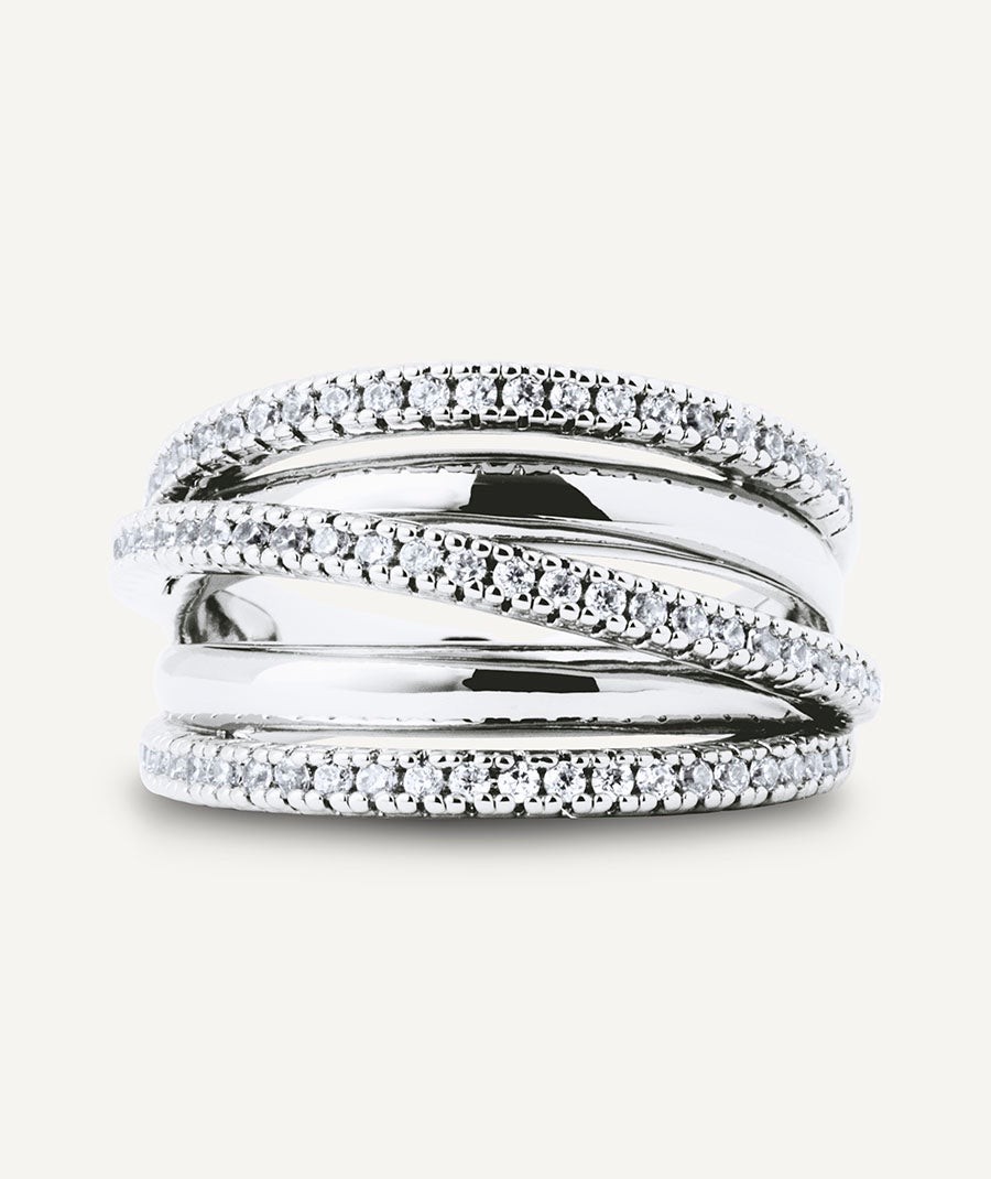 Anillo Malia con circonita