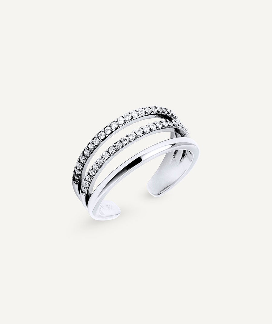 Anillo Gia con circonita