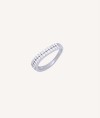 Ring Margarita 925 silver platinum plated cubic zirconias