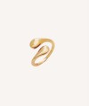 Anillo Drop abierto doble gota