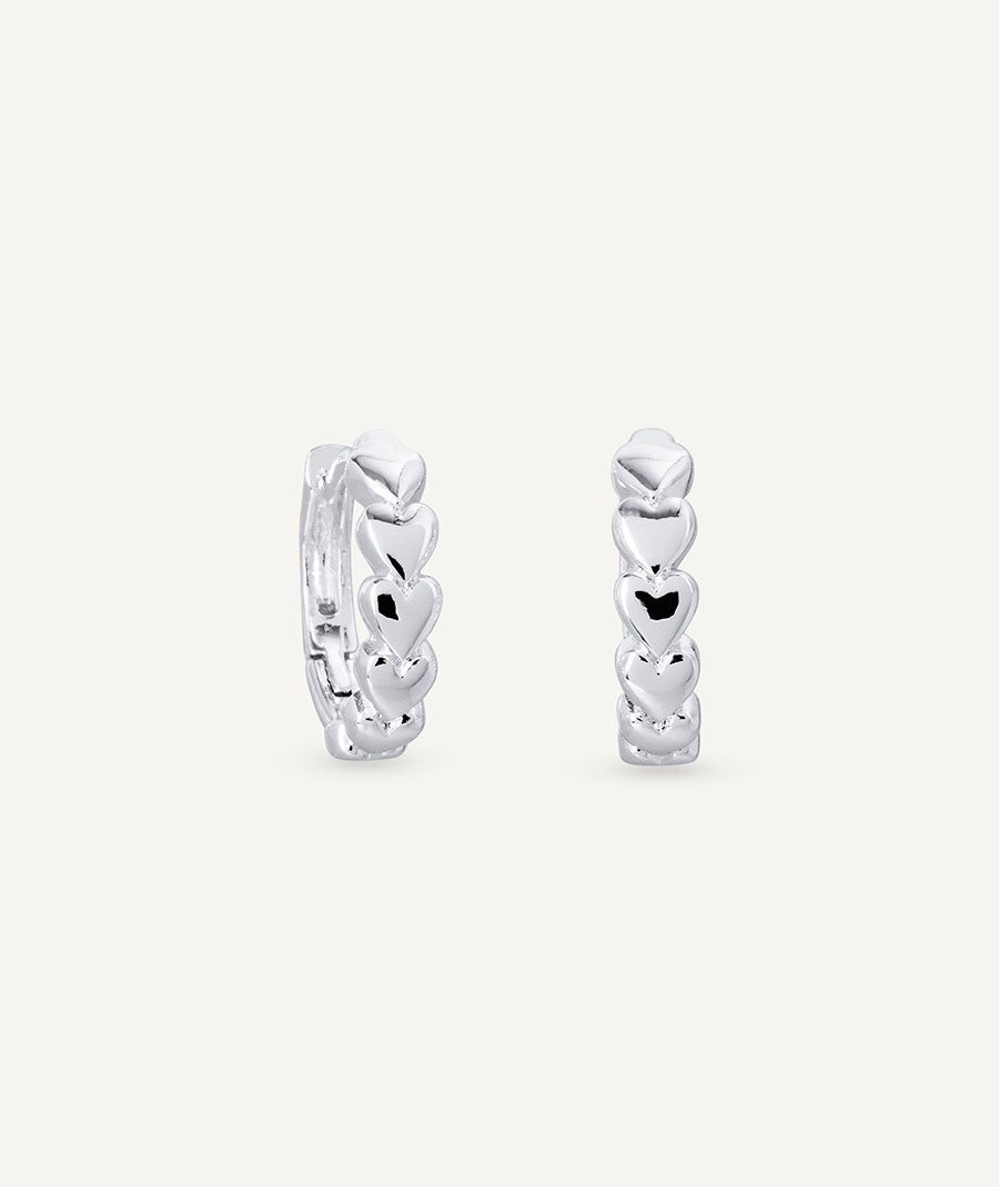 Pendientes Aro Corazón