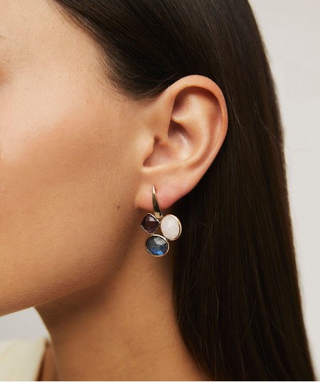 Earrings Multicolor Stones