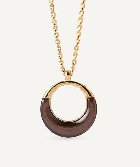 Colgante Chocolat con Carey