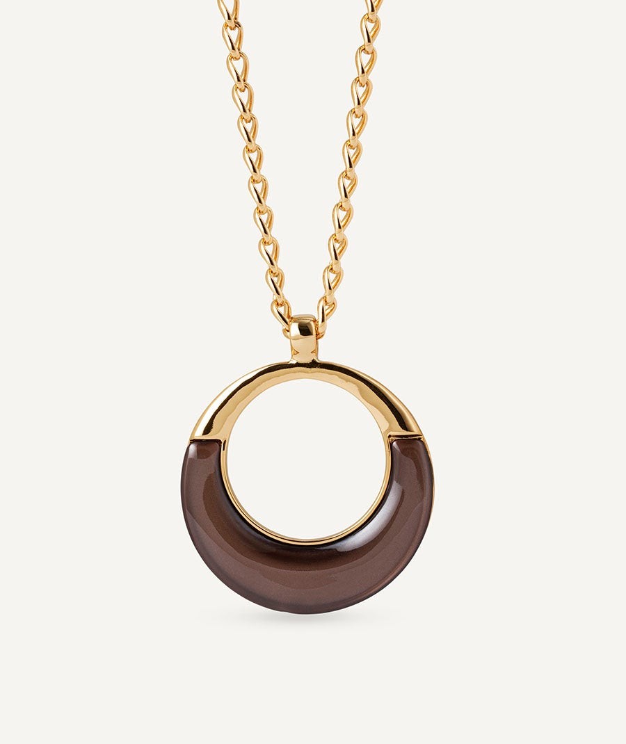 Colgante Chocolat con Carey