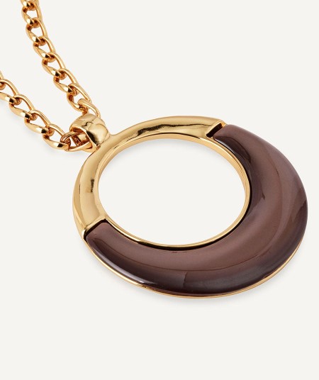 Colgante Chocolat con Carey