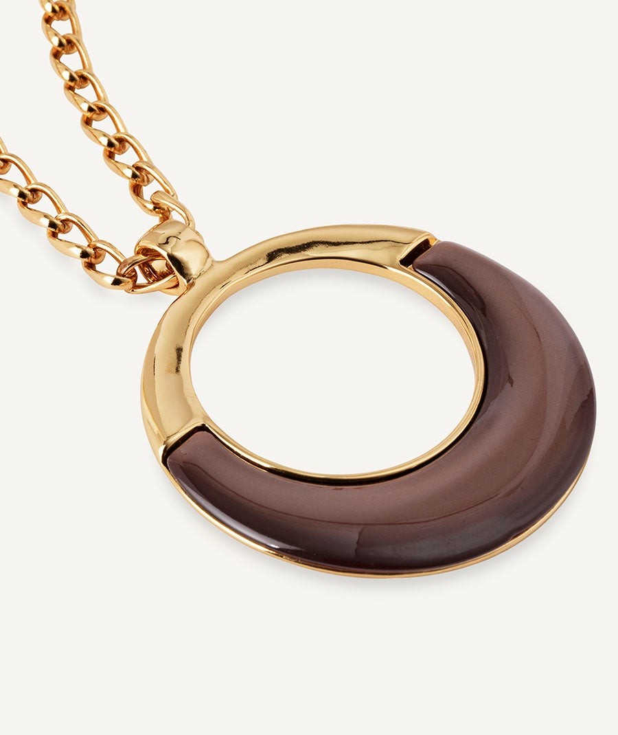 Colgante Chocolat con Carey