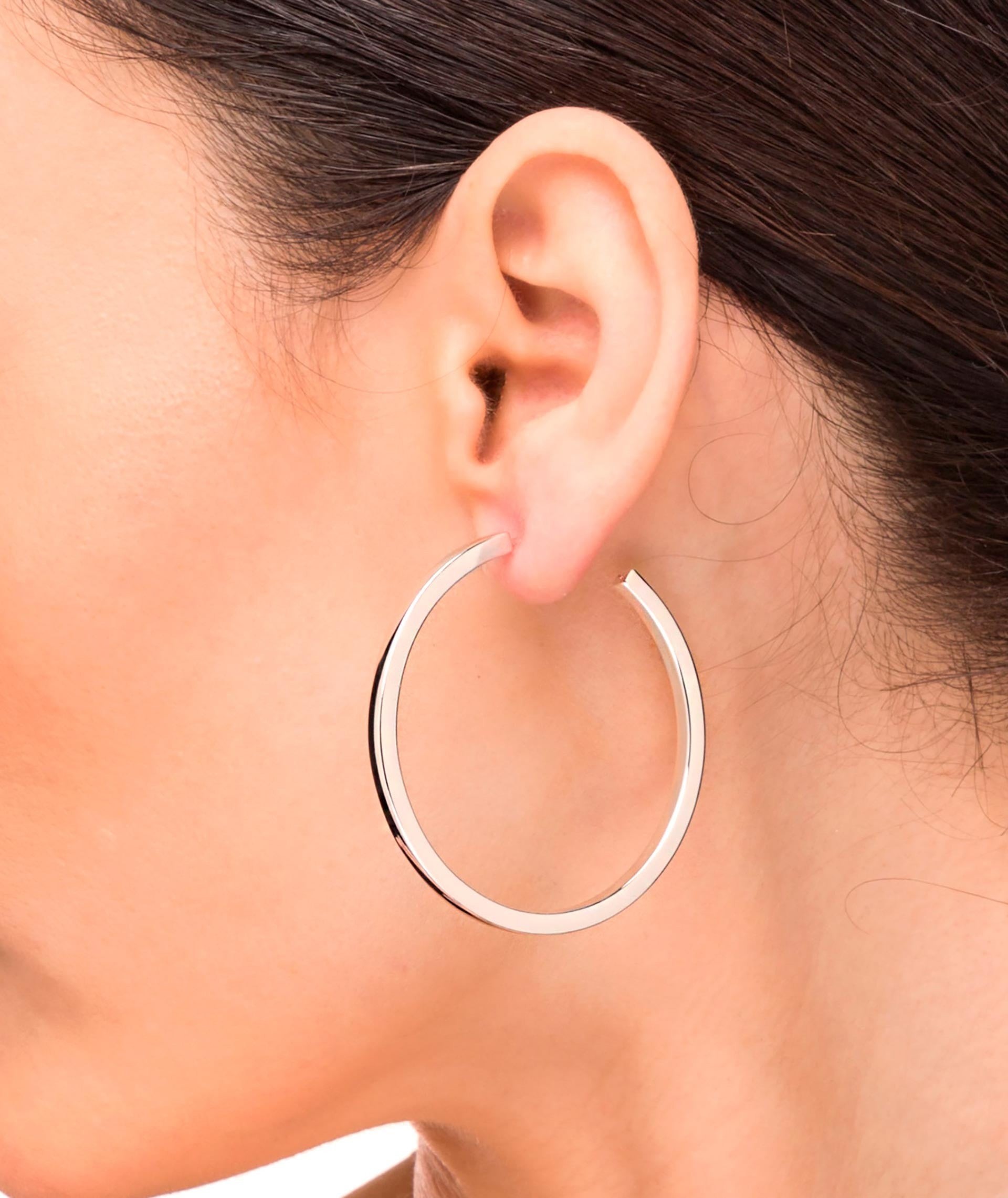 Pendientes Aro cuadrado 50X3mm