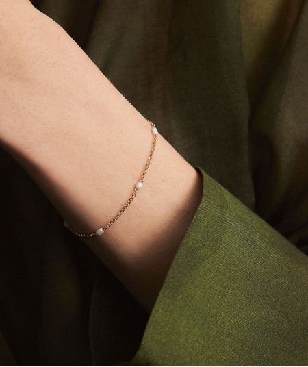 Pulsera perlas cultivadas