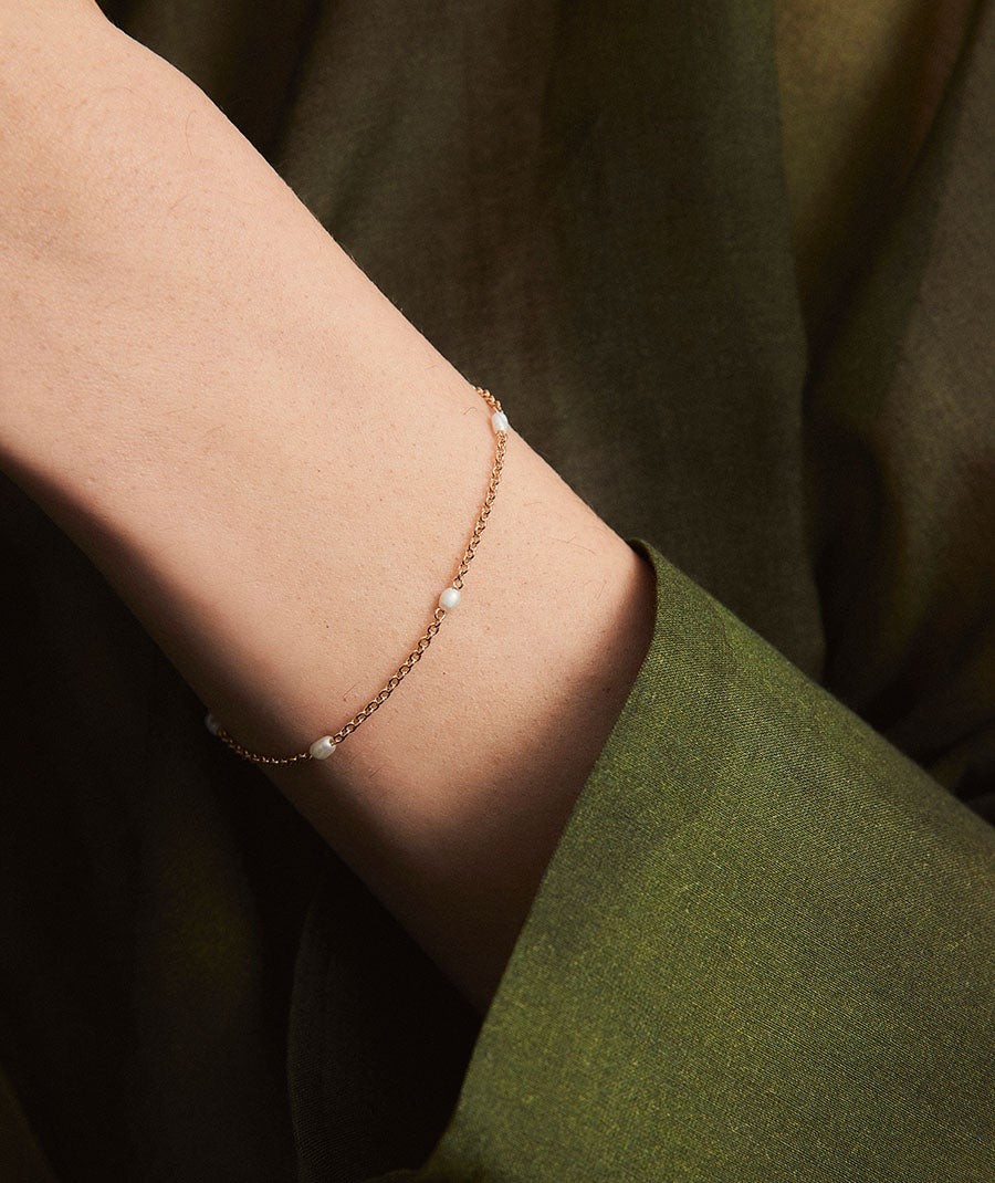 Pulsera perlas cultivadas