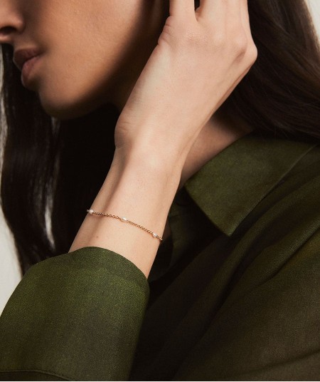 Pulsera perlas cultivadas
