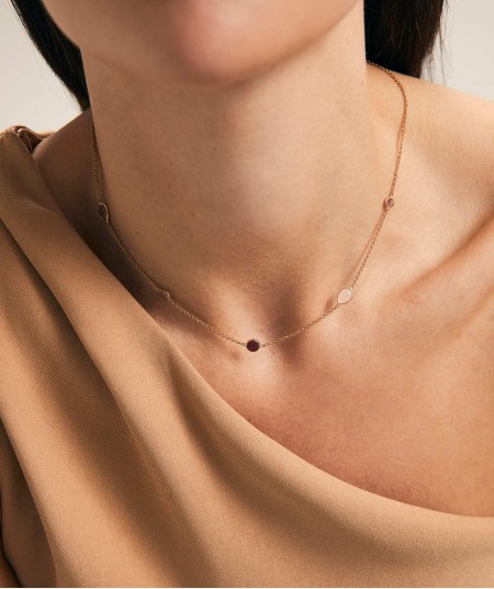 Collar Loreto piedras naturales