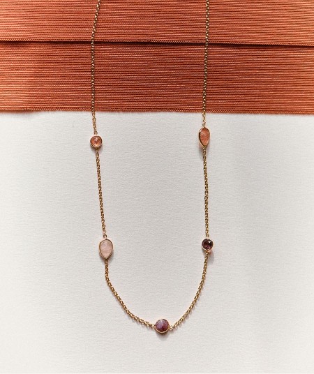 Collar Loreto piedras naturales