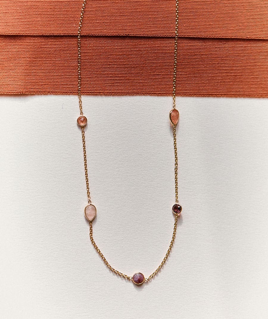 Collar Loreto piedras naturales