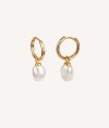 Pendientes Celi Aro Perla colgante 9mm