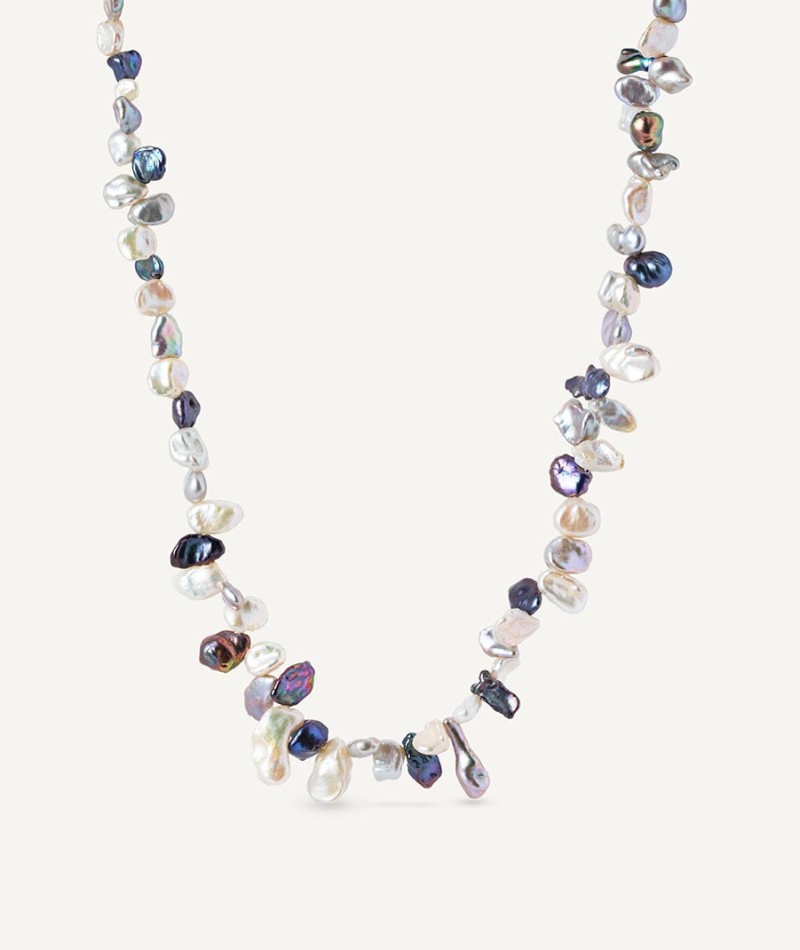 Bahari Necklace with pearls
