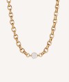 Collar Marina eslabones perla cultivada