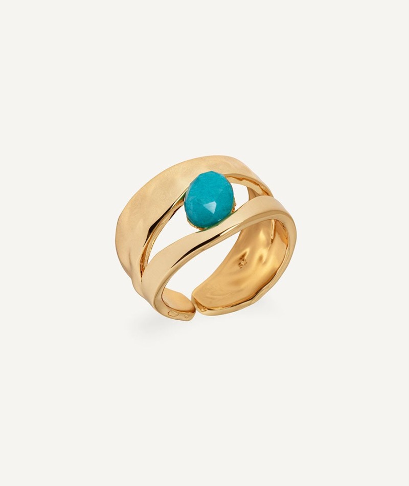 Ring Illeta with Turquoise Agate