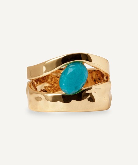 Ring Illeta with Turquoise Agate