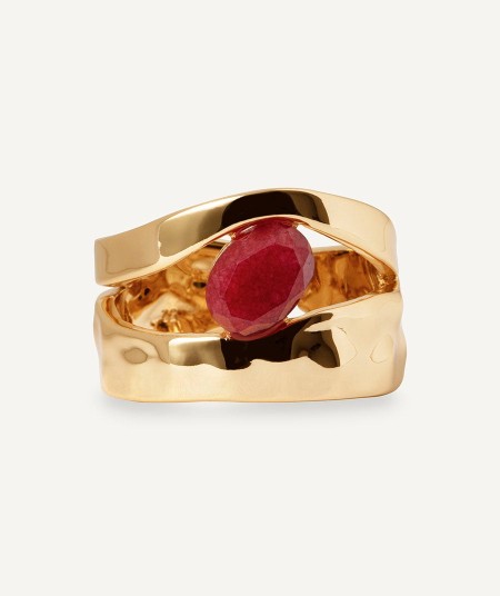 Ring Salada with Red Agate