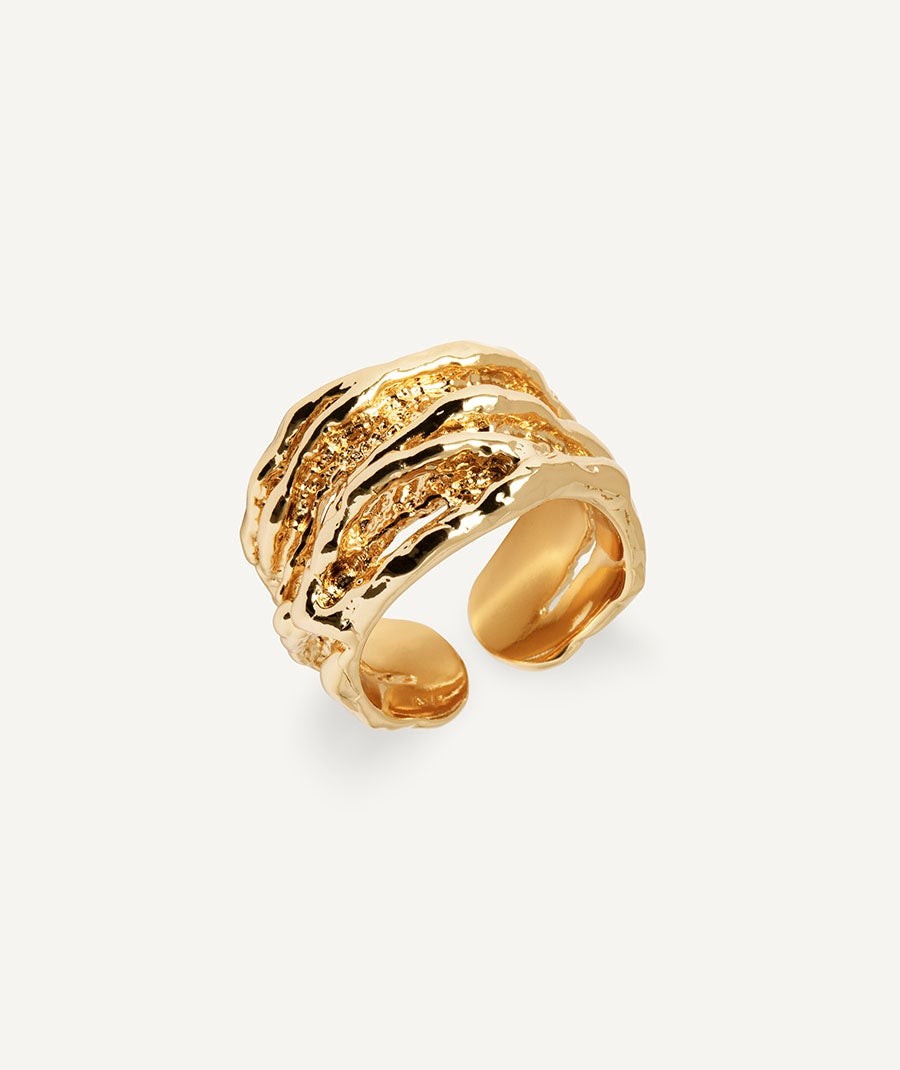 Ring wide textured Sal Organic