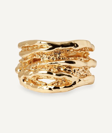 Ring wide textured Sal Organic