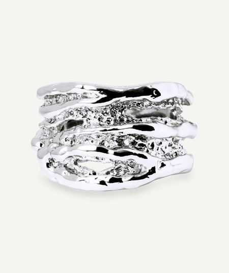 Ring wide textured Sal Organic
