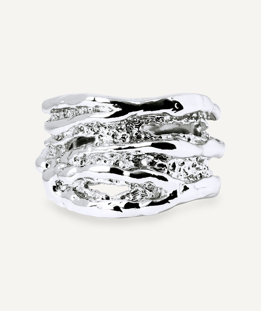 Ring wide textured Sal Organic