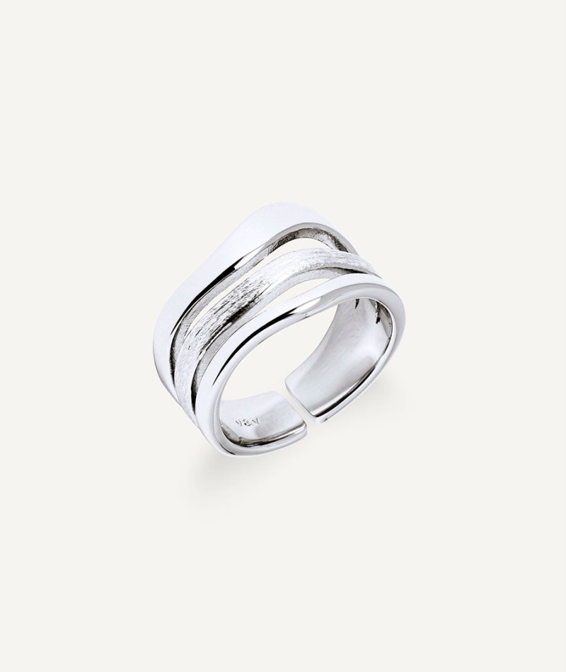 Anillo tiras Texturas Mar de plata