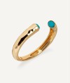 Bracelet rigid Illeta with Turquoise Agate