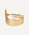 Brazalete irregular Reflexe con madreperla blanca